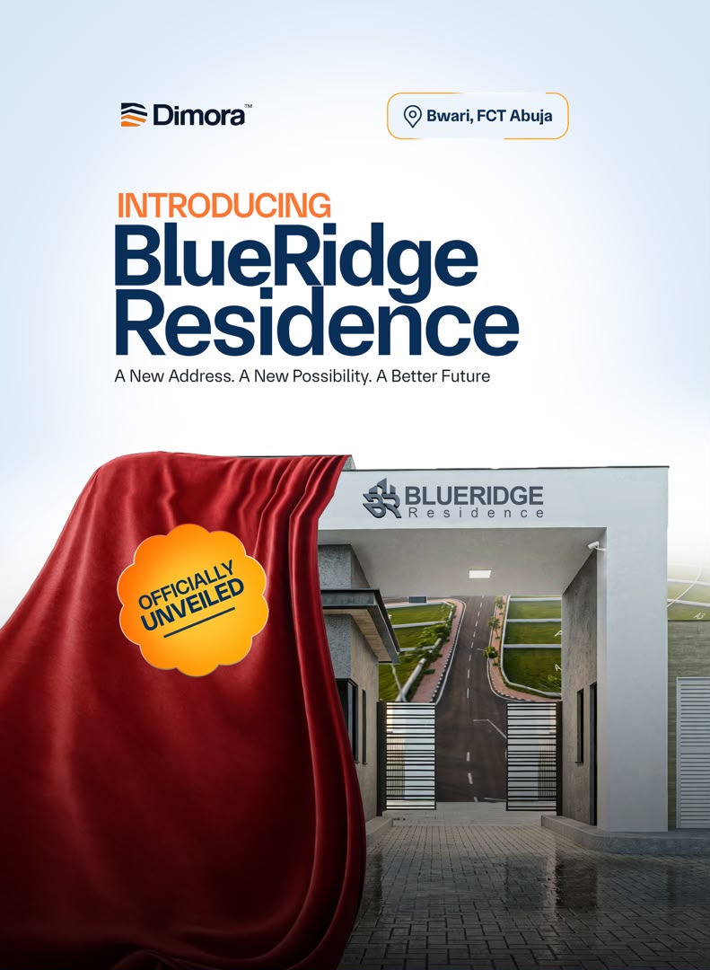 BlueRidge Residence entrance in Bwari, FCT Abuja